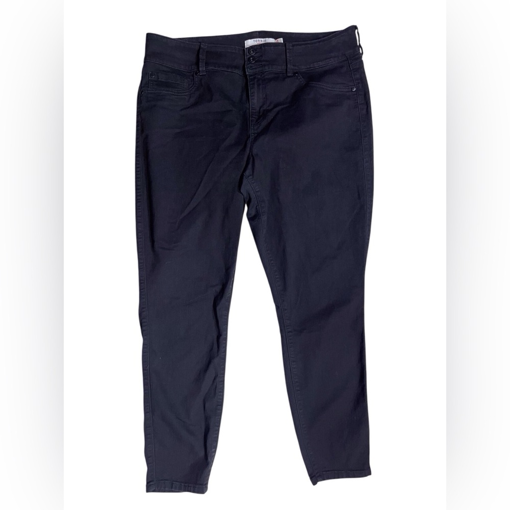 Torrid jegging black denim jeans women’s size 20R
